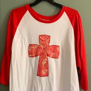 Gildan quarter sleeve top